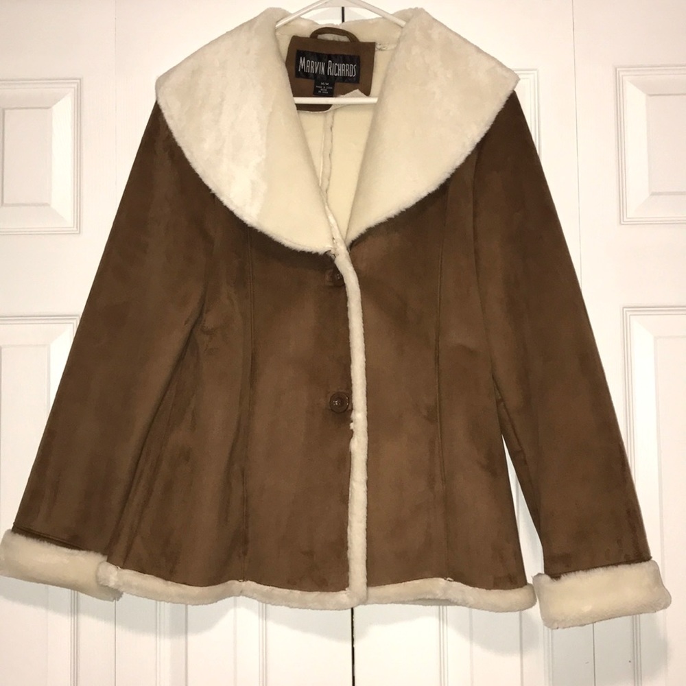Marvin Richards Faux Suede Coat